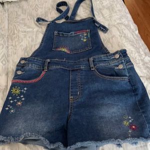 Girls shorts overalls